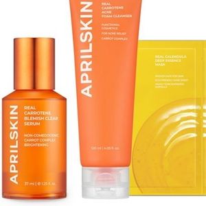 🆓 Cleanser, serum, free sheet masks APRILSKIN